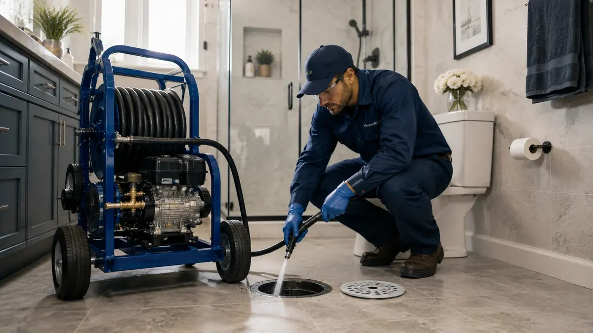 Bathroom Drain Hydro Jetting in Santa Rosa