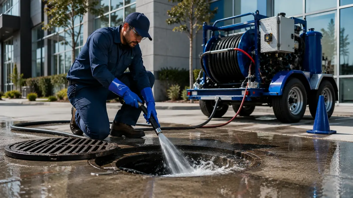 Commercial Hydro Jet Drain Cleaning in Santa Rosa