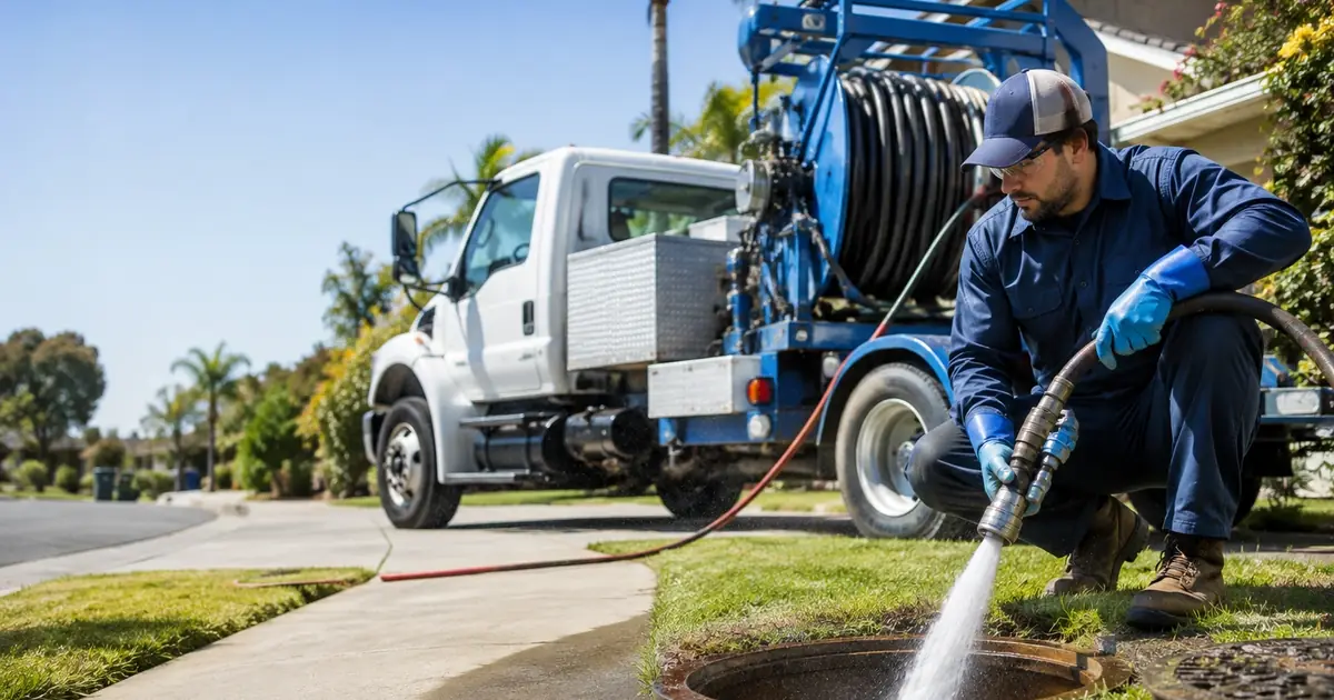 Hydro jet sewer cleaning Santa Rosa
