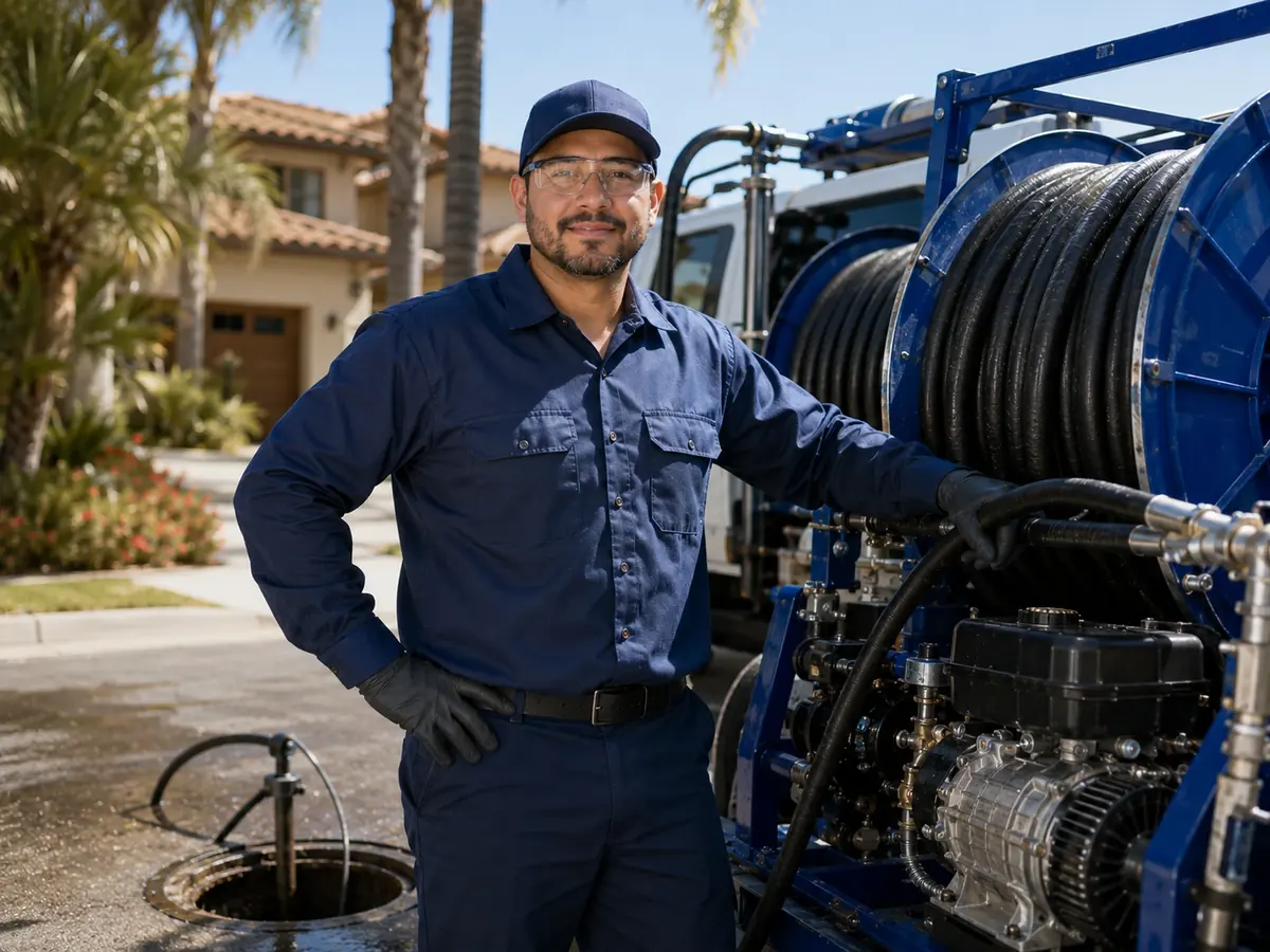 Hydro jet sewer cleaning in Santa Rosa