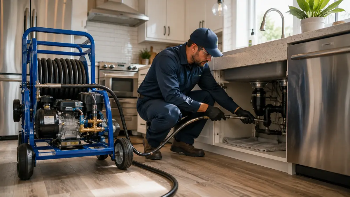 Kitchen Drain Hydro Jetting in Santa Rosa