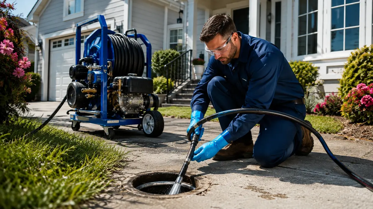 Residential Hydro Jet Drain Cleaning in Santa Rosa